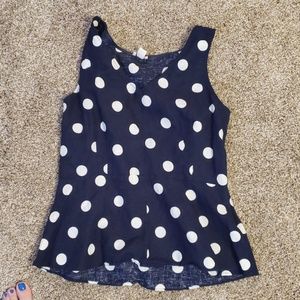 J Crew Peplum Top